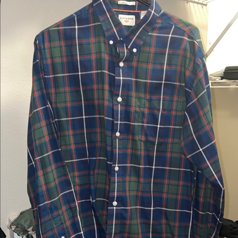 Dress down button up